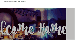 Desktop Screenshot of eppingchurchofchrist.org.au